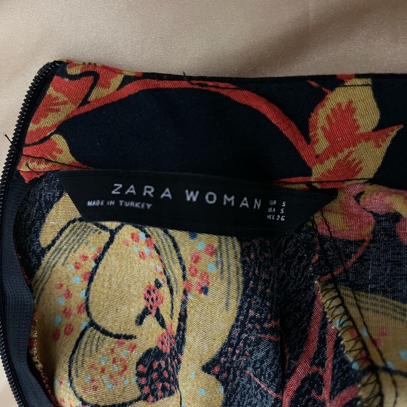 Cute patterned dress, yellow, orange - Picture 2 of 2